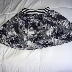 Floral skater skirt